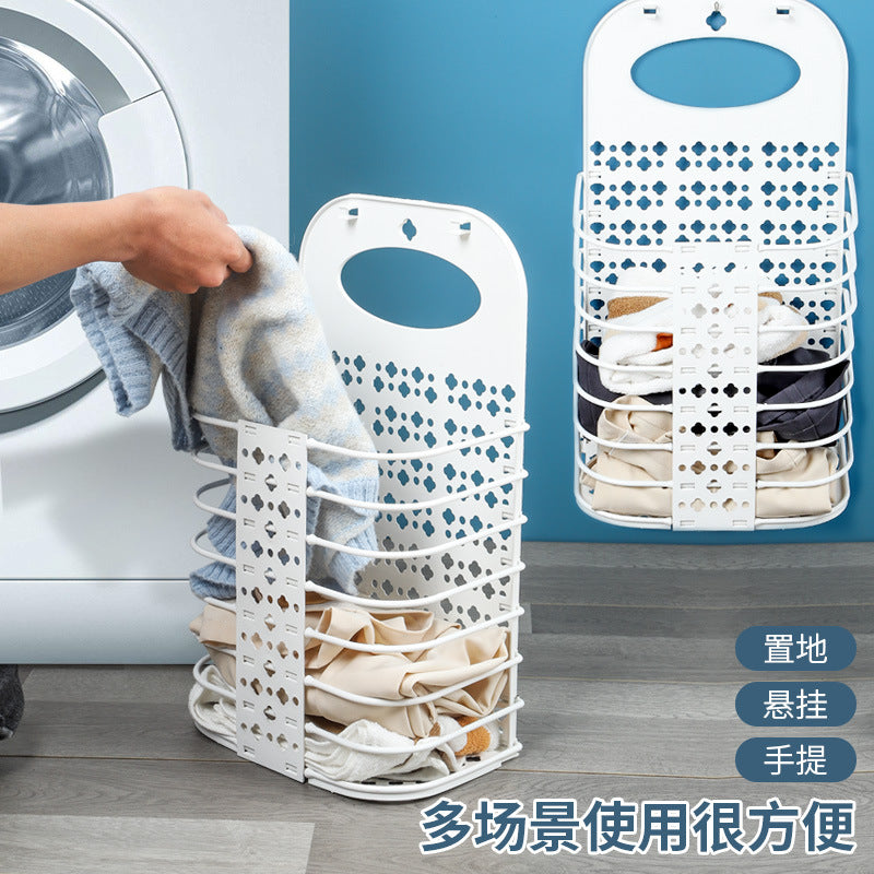 Collapsible Wall-Mounted Laundry Basket