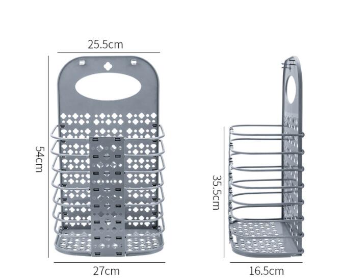 Collapsible Wall-Mounted Laundry Basket