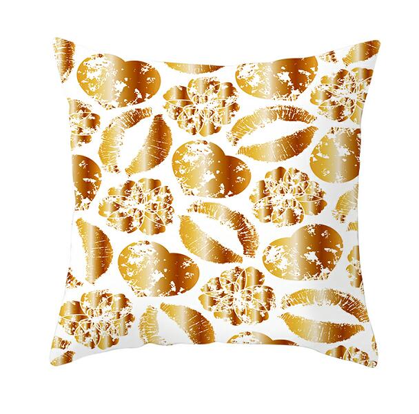Heart Print Cushion Cover
