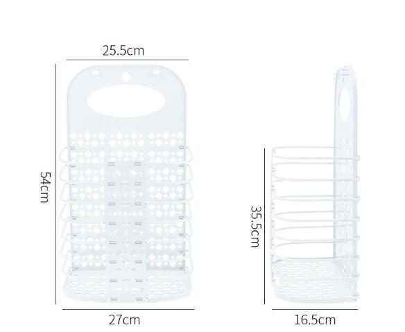 Collapsible Wall-Mounted Laundry Basket