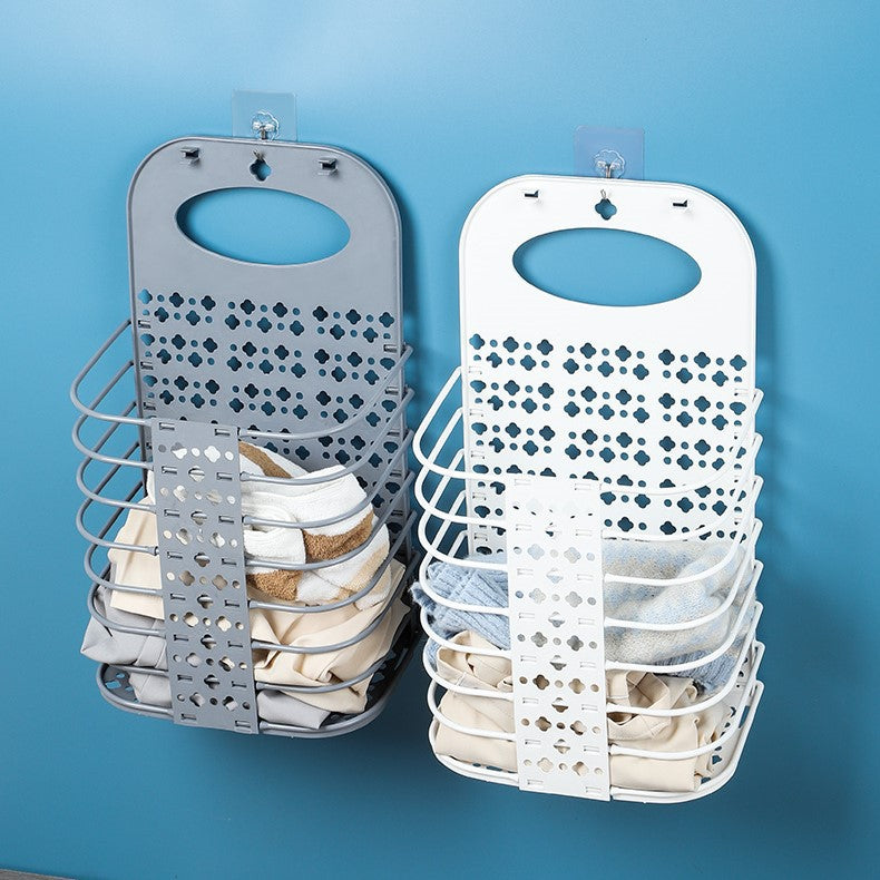 Collapsible Wall-Mounted Laundry Basket
