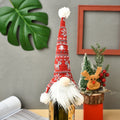 Knitted Christmas Wine Bottle Cover Set