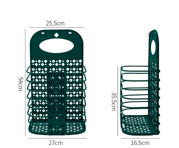 Collapsible Wall-Mounted Laundry Basket