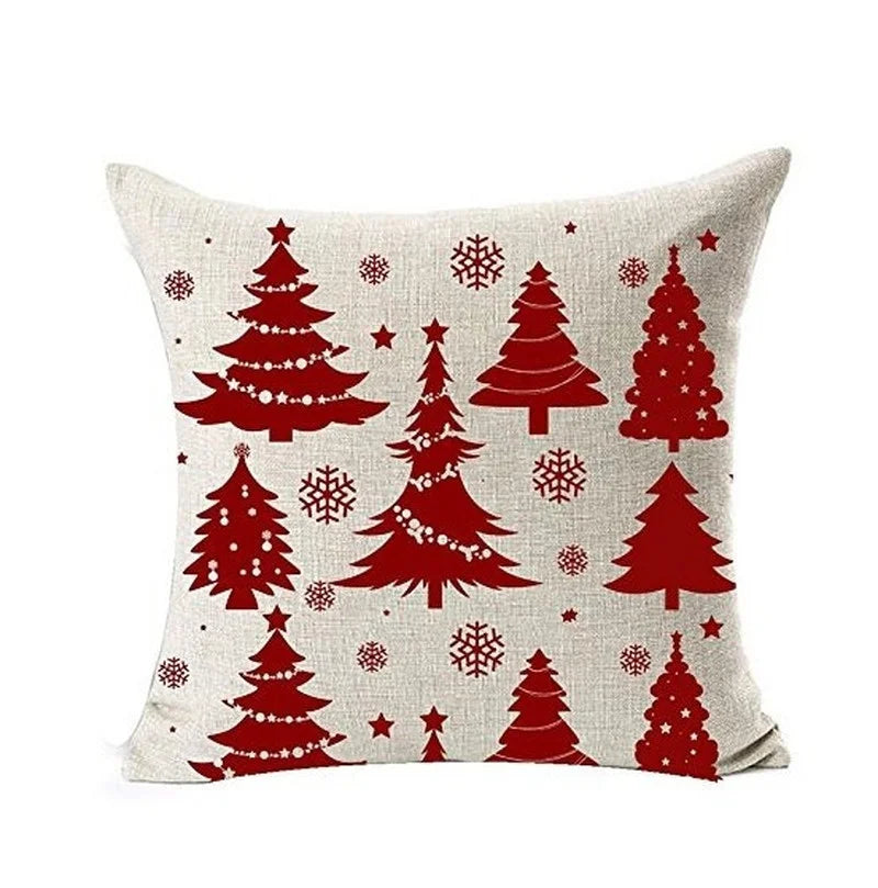 Christmas Tree Cushion Cover, 18x18in
