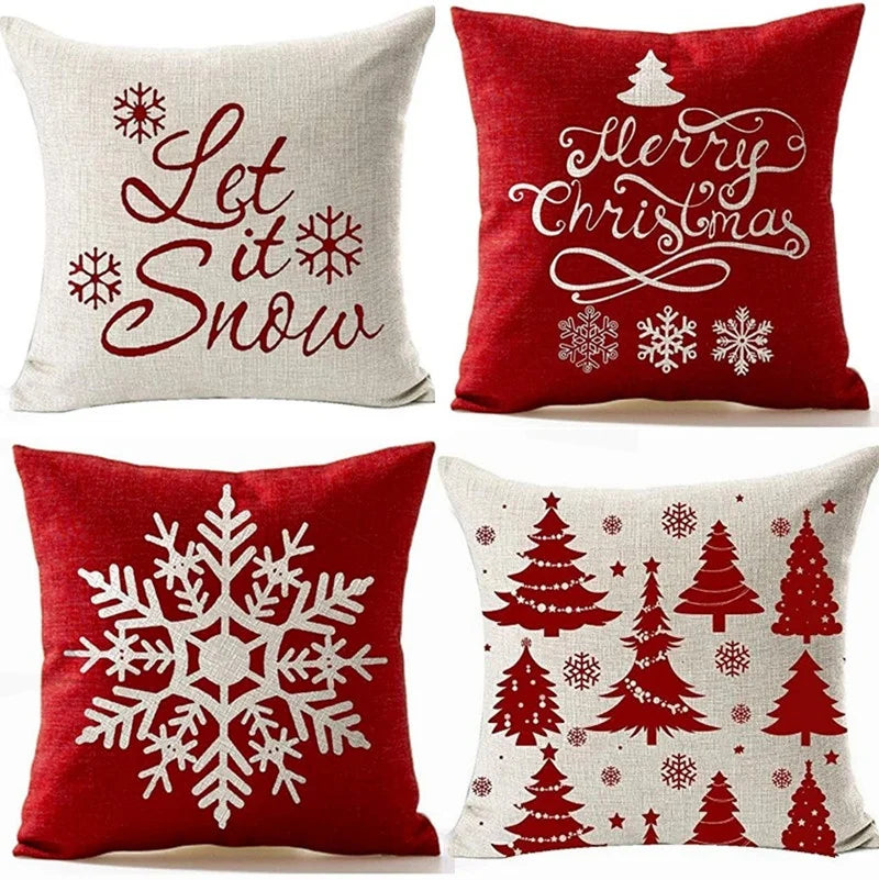 Christmas Tree Cushion Cover, 18x18in