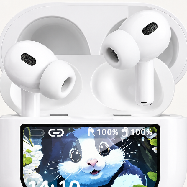 A9Pro Wireless Earbuds with ANC and Colour Display — detail