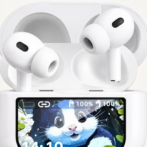 A9Pro Wireless Earbuds with ANC and Colour Display — detail